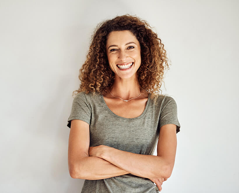 woman with a beatiful smile