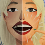 woman comparing invisalign and braces
