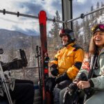 friends skiing in colorado, wear a custom mouthguard while skiing