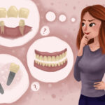 different missing teeth replacement, dental bridges, dental implants, dentures